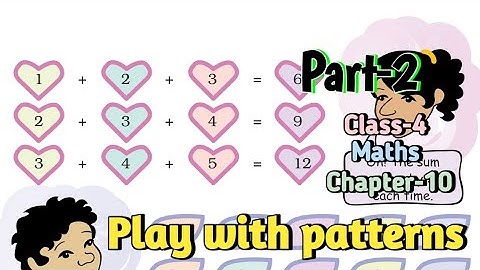 Play with patterns Class 4 Chapter‐10 Maths-magic (Part-2) @NCERTTHEMIND