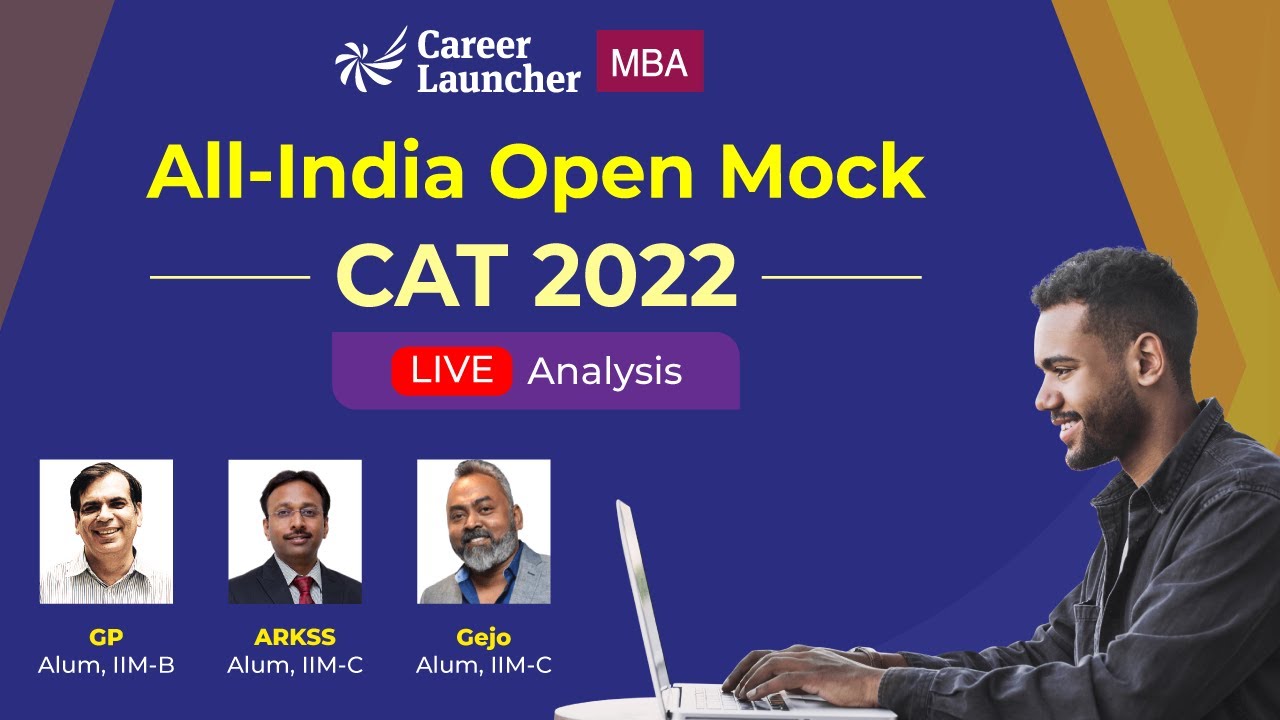 CAT 2022: All India Open Mock Analysis | Career Launcher - YouTube