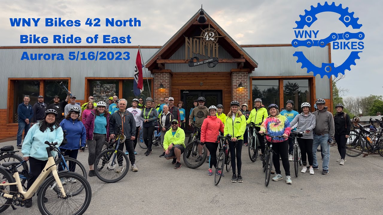 WNYBikes 42 North Bike Ride of East Aurora 5-16-23 Week 1 - YouTube
