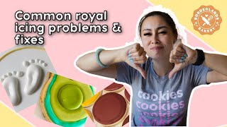 Common Royal Icing Mistakes  how to troubleshoot common problems with royal icing