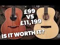 £99 vs  £11,199 Acoustic Guitar - Eastcoast G1 vs Lowden F-50