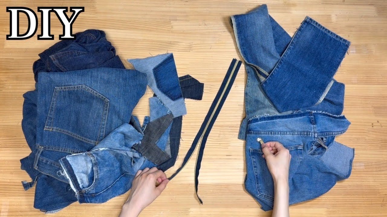 Don’t Throw Away Your Old Jeans! Easy DIY for a Trendy Bag