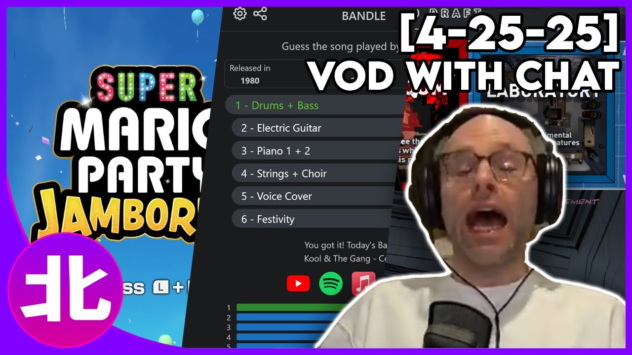 Using the old busted and decroded switch [With Chat] (Mario Party, Trivia, Blue Prince)