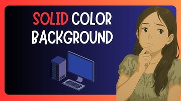 How To CHANGE Desktop Background to Plain or Solid Color - EASY