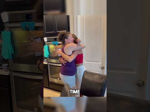 Girl surprises host mom after 3 years 😍 zhenya_yordanova #shorts