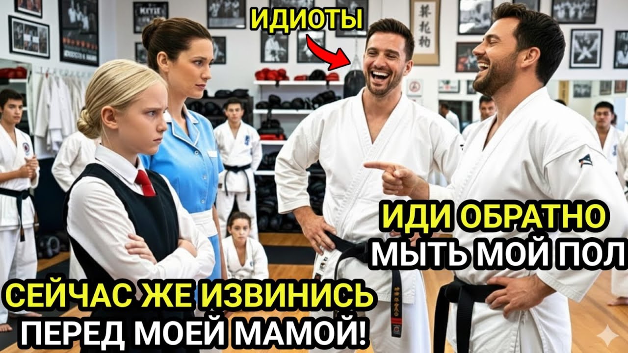 Черный пояс решил в шутку вызвать дочь уборщицы на бой — ее первый удар ПАРАЛИЗОВАЛ весь зал
