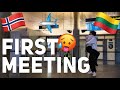 Long Distance Relationship || First Time Meeting 🇱🇹 🇳🇴