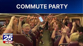 World Cup commute party: Scotland-Haiti fans pack trains from South Station to Foxborough