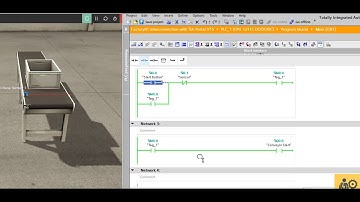 Factory IO & TIA Portal Interconnection and Controlling Conveyor through TIA Portal_Method_01