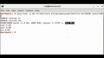 #HowTo Check for Disk Performance on a GroupWise Server