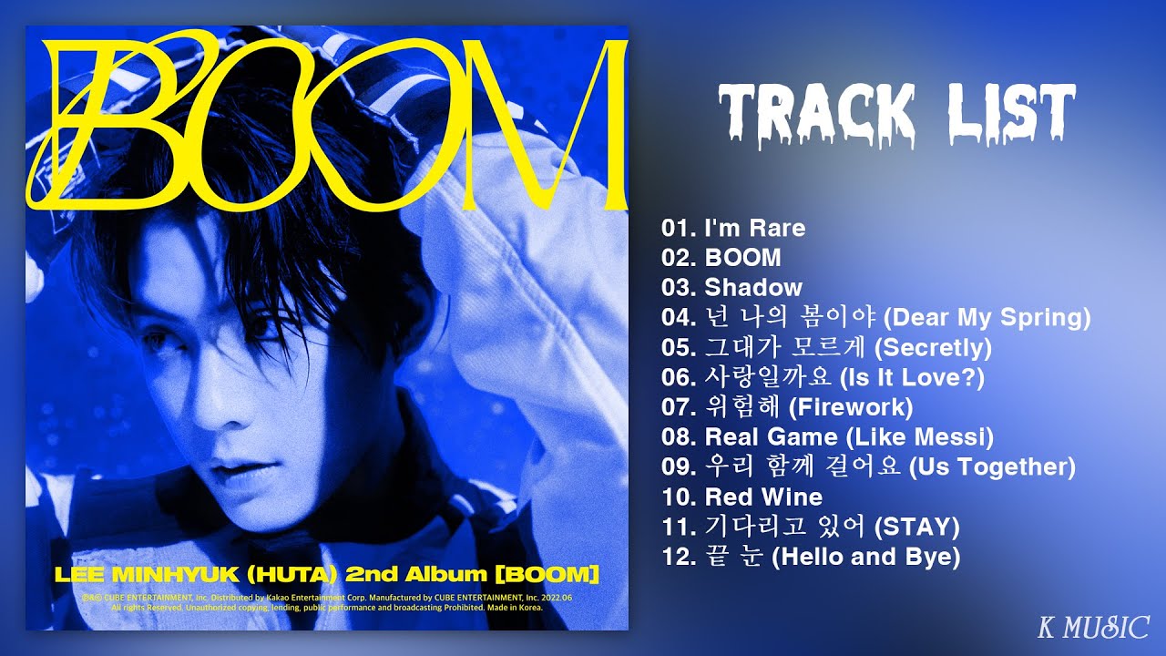 Full Album] LEE MINHYUK (HUTA) (이민혁) - BOOM (2nd Album) - YouTube