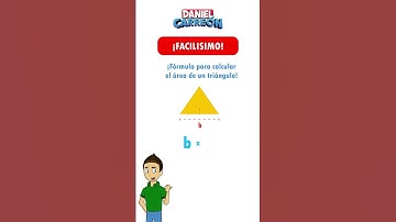 ¡Fórmula para calcular el área de un triángulo!