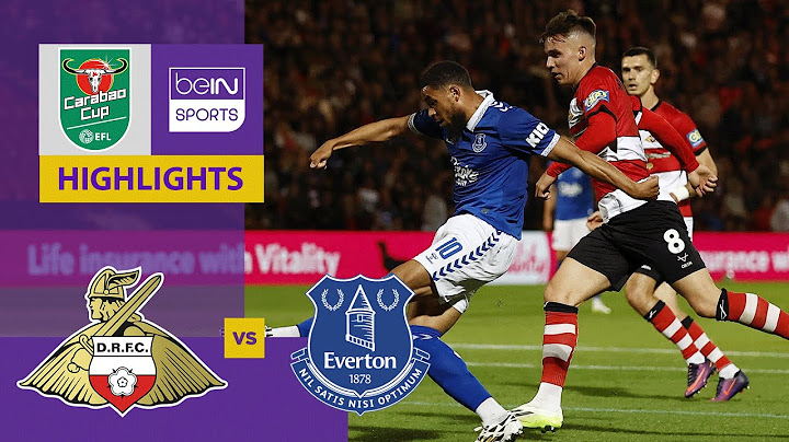 Doncaster Rovers v Everton | Carabao Cup 23/24 | Match Highlights
