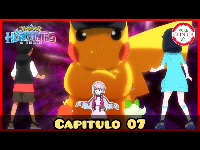 ◓ Anime Pokémon Horizontes • Episódio 7: Treinamento Intensivo! Capitão  Pikachu! • Legendado em português