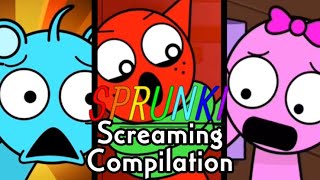 Sprunki Cartoon Screaming Compilation | GameToons Animations (OPAndTSFAN Parody) V1