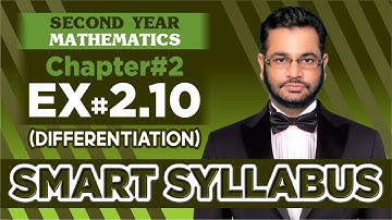 Smart Syllabus | Second Year Mathematics | Chapter 2 | Exercise 2.10 | Muhammad Atif Firdous