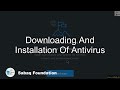 Downloading And Installation Of Antivirus, Computer Science Lecture | Sabaq.pk