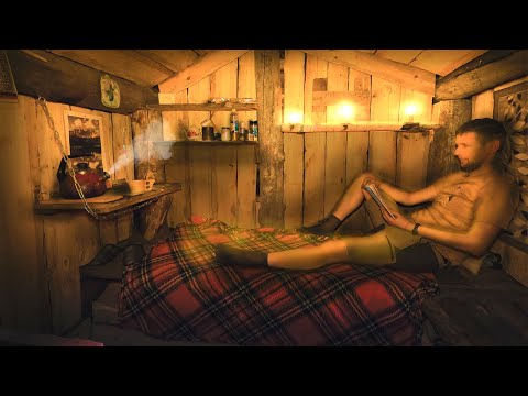 ЖИЗНЬ в ГЛУХОМ ЛЕСУ -  ПОСТРОИЛ УЮТНЫЙ ДОМ. СОВЕТСКИЙ шашлык рецепт