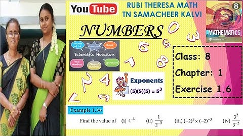 8th Maths  _ TN Samacheer Kalvi _ Chapter 1 _  Numbers  _ Example 1.36