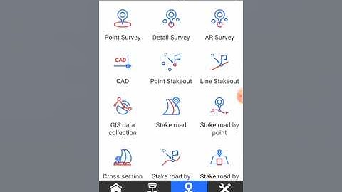 Point Stake out in E survey field software Surpad