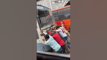 Gsrtc band 🤯🤪 #gsrtc #gsrtcvolvo #dailyvlog #crazy #risk #riskyvideoart