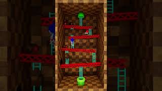 Sonic Vs Donkey Kong In A Vertical Maze #Shorts