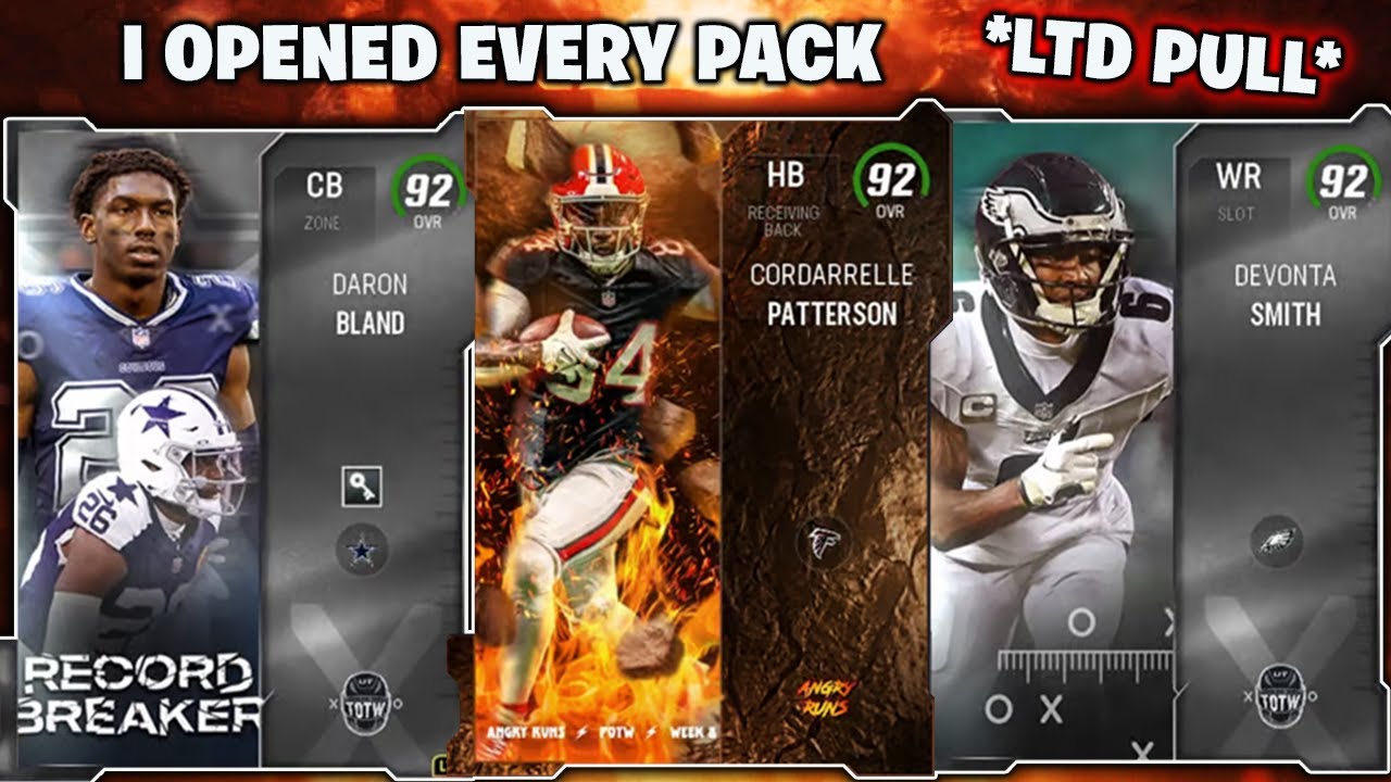 My Packs Were On FIRE! *LTD PULL* Madden 24 YouTube