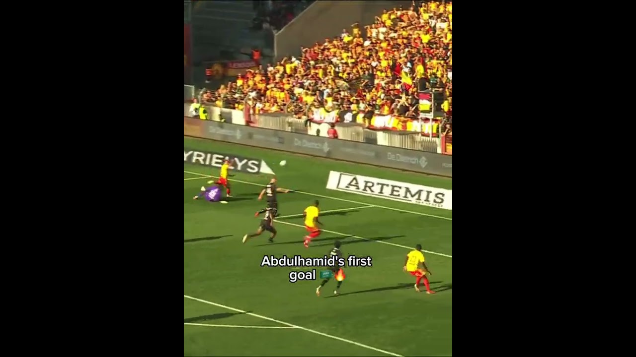 Abdulhamid’s first goal of the season for Lens 🇸🇦🔥 #ligue1 #football #sports #footballshorts #soccer