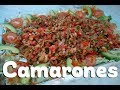 Botana de camarones secos