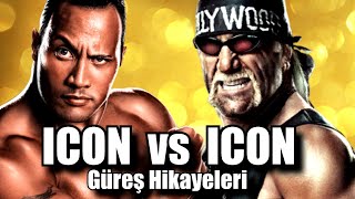 The ROCK vs Hulk HOGAN | Kim Face, Kim Heel ? | ICON vs ICON | WrestleMania 18 | Güreş Hikayeleri #5