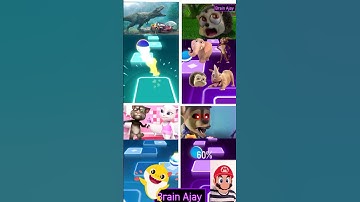 Lightning McQueen, Jungle Beat, Talking Tom, Paw Patrol Exe X Coffin Dance Tiles Hop 323
