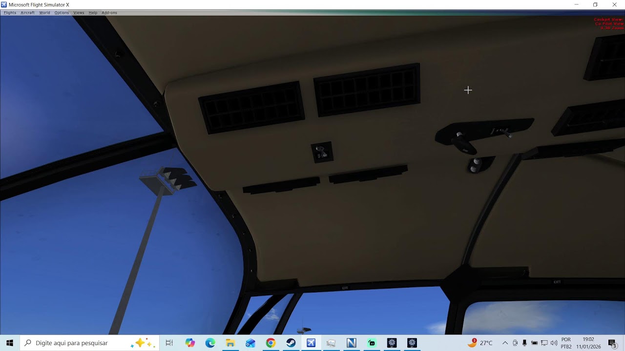 Vôo R22 (Robson 22 ) VFR    SNQV - SBCF  Curvelo -MG / Confins - MG Online Ivao.....