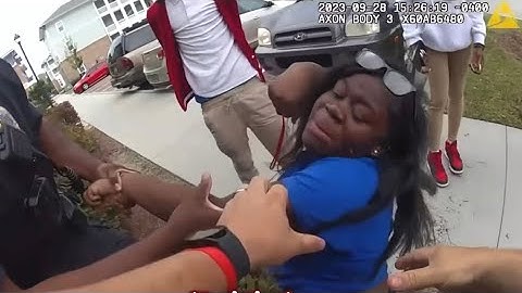 Crowd forms during arrest! Chaos erupts!