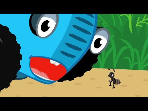 Синий Трактор - Насекомые - Новые Песенки Для Детей - Мультики