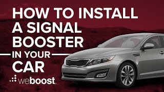 How To Install A Cell Phone Signal Booster In A Car | weBoost screenshot 5