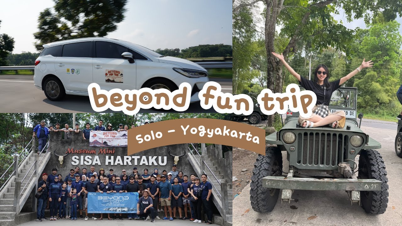 BYD Beyond Fun Trip: Solo - Yogyakarta 🔋🏯 | electric car, food hunting, tourist spots