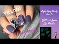 Maleficent *GLOW* Nails | Dip Powder | Poshy Nail Decals