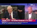 De nouveau au téléphone avec LCI, Donald Trump affirme qu'un navire français a été ciblé par l'Iran