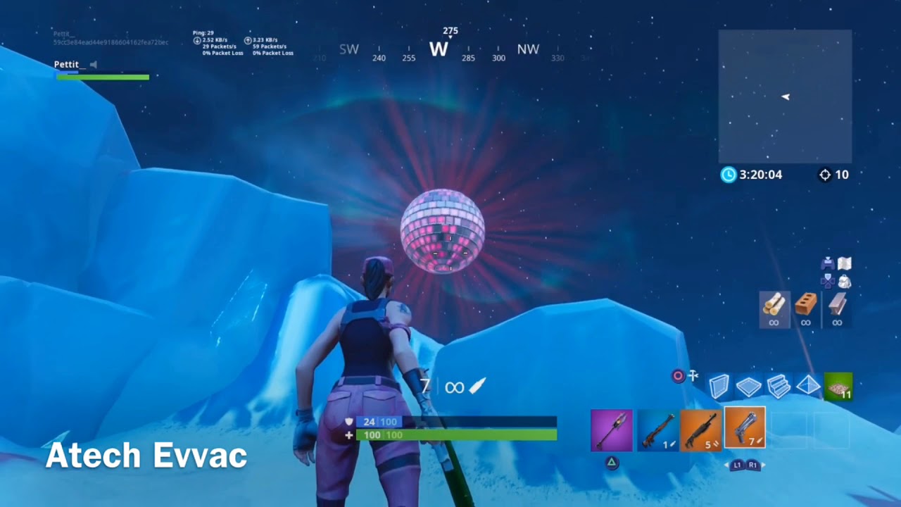 FORTNITE DISCO BALL RANDOMLY DROPS FROM THE SKY?!
