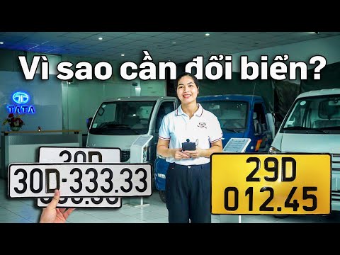 Hướng dẫn chi tiết thủ tục đổi BIỂN VÀNG