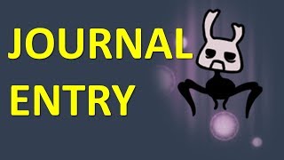 HOLLOW KNIGHT - Hopping Zoteling Journal Entry [Hidden Dreams DLC]