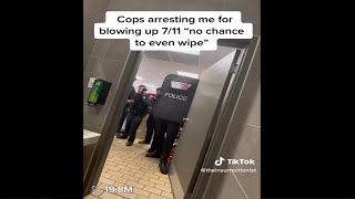Tik Toker Arrested On The Toilet