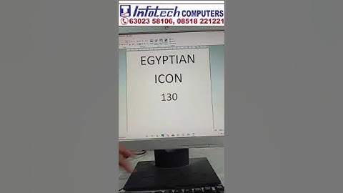 Create Egyptian icon  Word Document | Infotech Computers Bhagya Nagar Kurnool 6302358106 #training