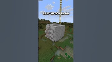 Best Witch Farm In Minecraft! #minecraft #survival #minecraftfarms
