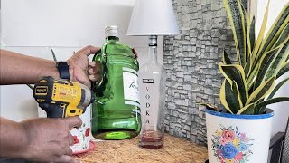 Cómo  PERFORAR BOTELLA  de Vidrio de forma casera  / by Miguelina50👍♻️