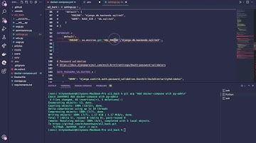 Django Postgres Docker 2 settings py와 dotenv