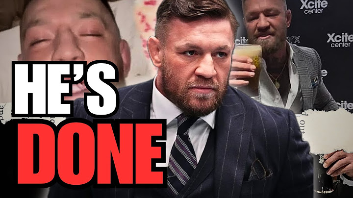 THE CONOR MCGREGOR SITUATION JUST KEEPS GETTING WORSE..