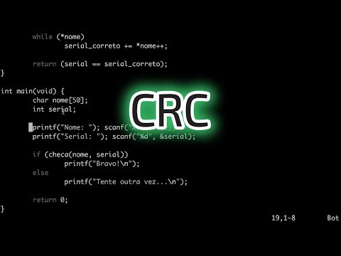 Vídeo: O que é um arquivo CRC?