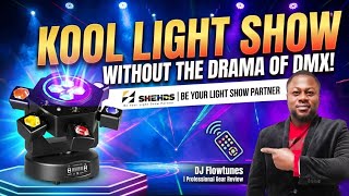 NO DMX DRAMA | Review of the Shehds Wireless Remote Control 120W LED RGBW Moving Head Light Review