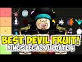 NEW* The Best King's Legacy Devil Fruit Tier List! (Update 3.5 May